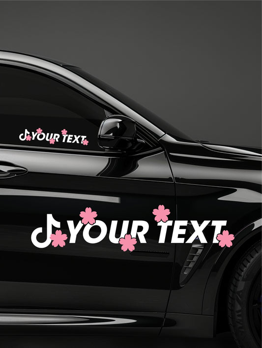 Custom Sakura Tik Tok tag Sticker