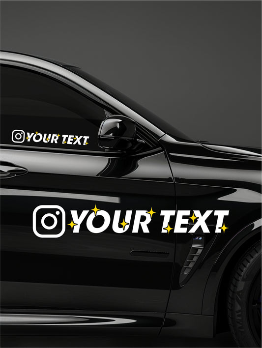 Custom Stars Instagram tag Sticker
