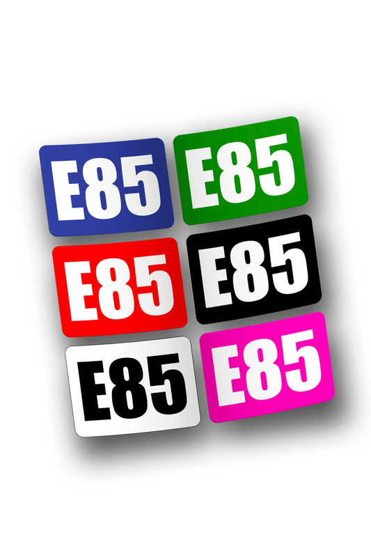 ''E85'' - Technical Vinyl Sticker