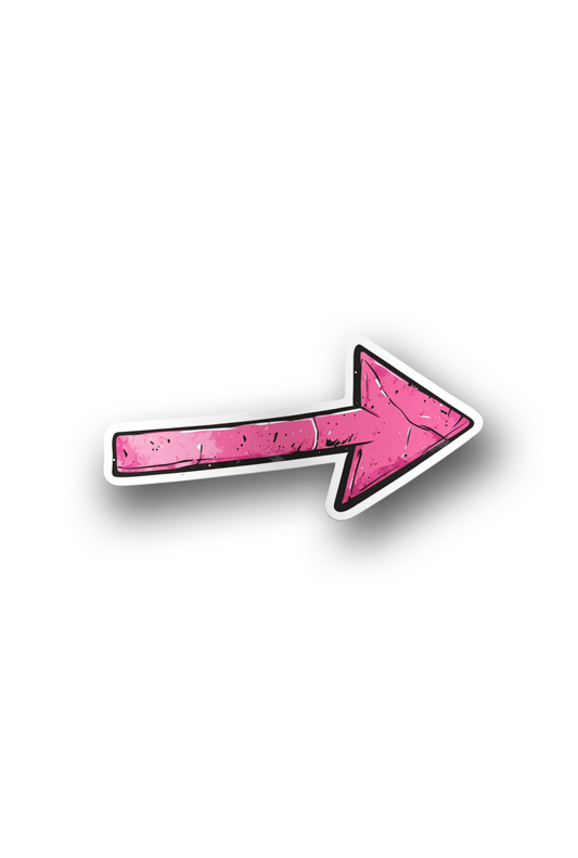 ''Graffiti Arrow'' - Technical Vinyl Sticker