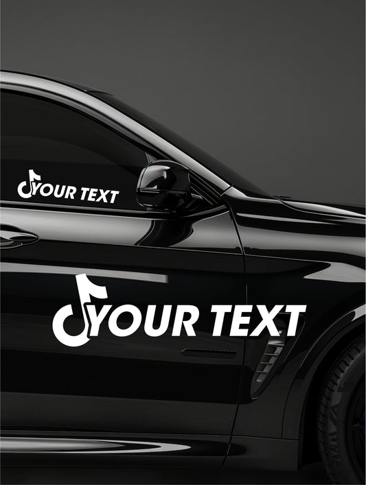 Custom Tik Tok No.2 tag Sticker