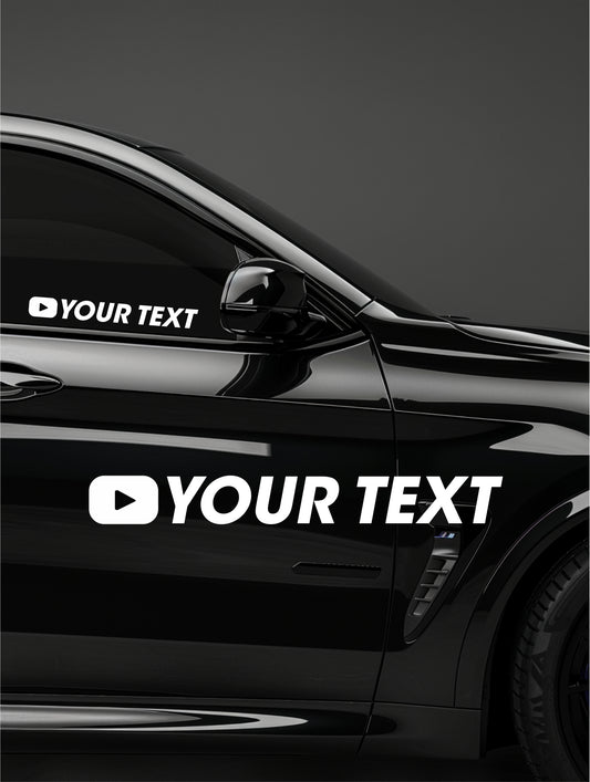 Custom YouTube tag Sticker