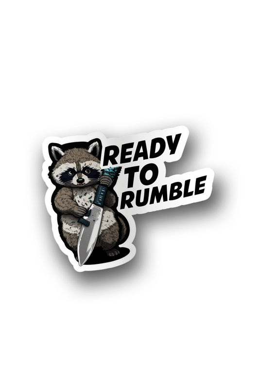 ''Ready To Rumble'' Vinyl Sticker