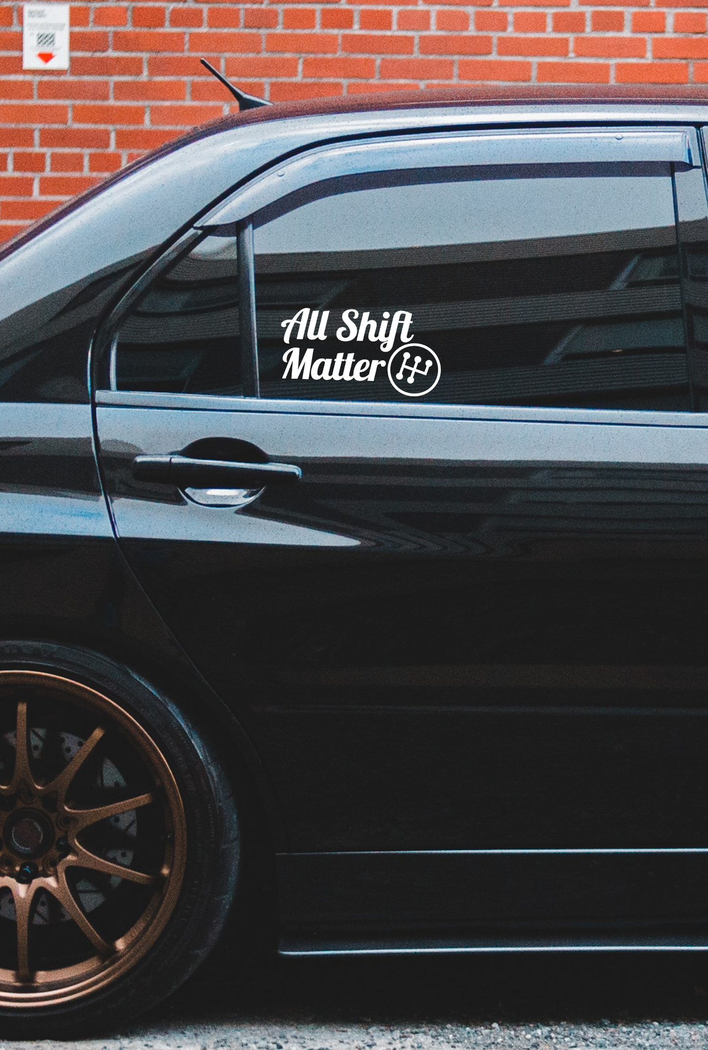 ''All Shift Matter'' - Plotted Vinyl Sticker