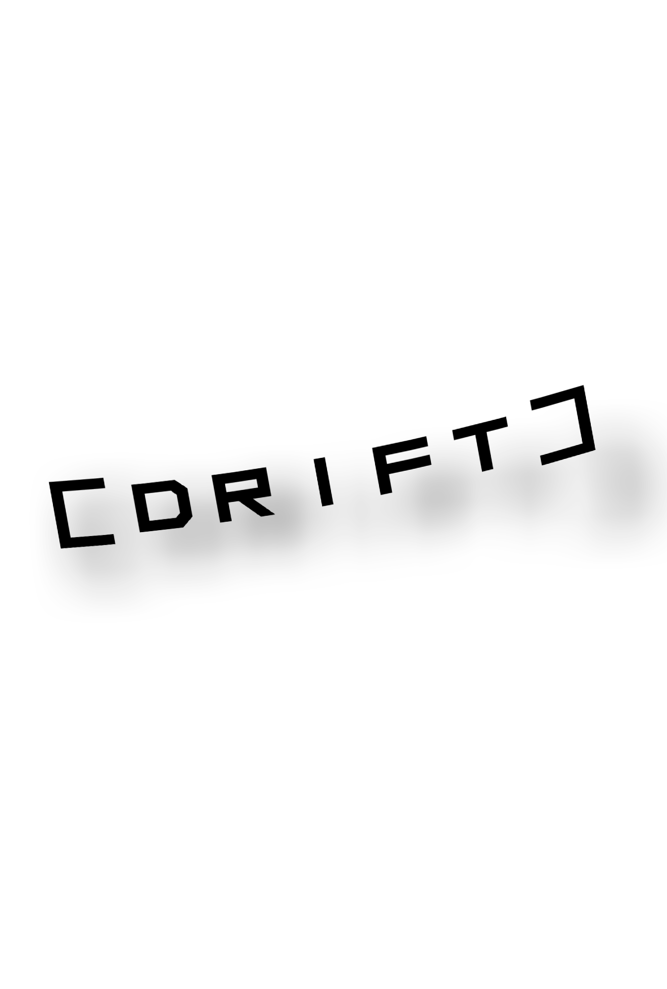 ''Drift'' - Plotted Vinyl Sticker