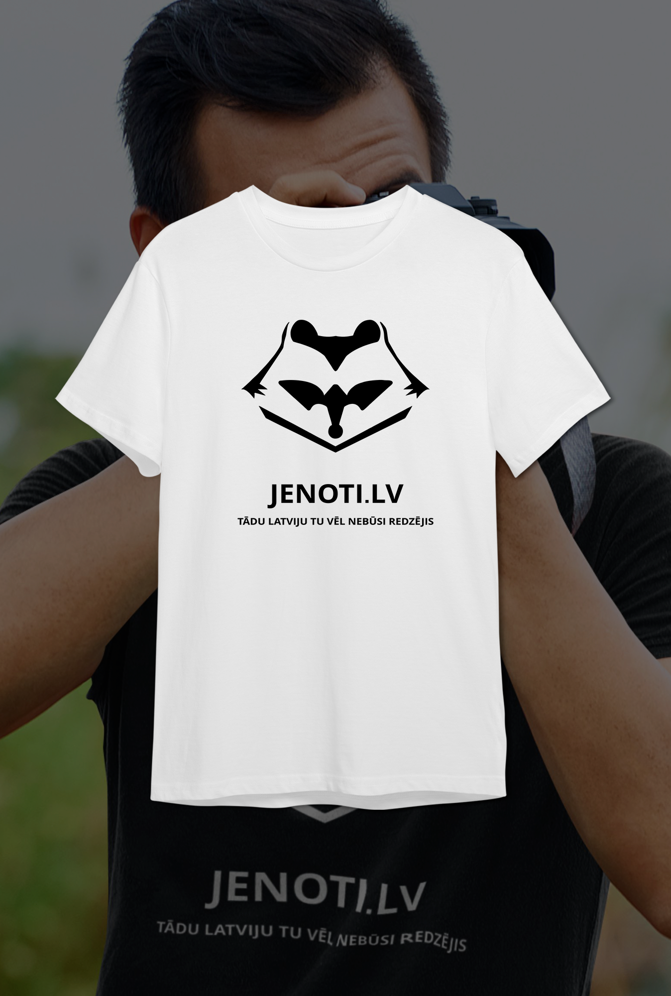 ''Jenoti.lv'' Cotton T-Shirt